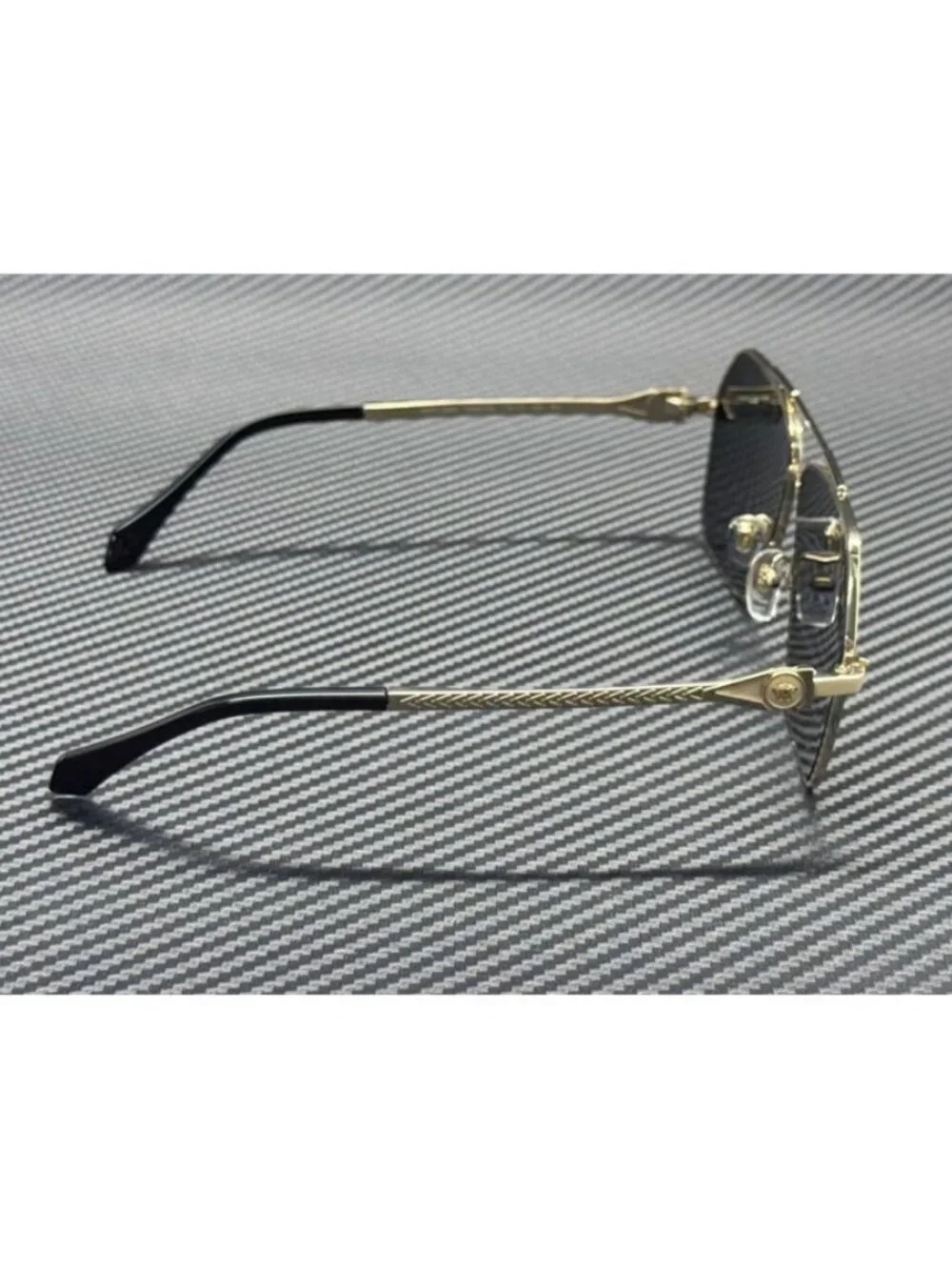New Versace Men Gold Sunglasses 63-10-140